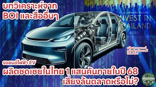 บทวิเคราะห์ภาพรวมรถยนต์ไฟฟ้าจาก boi 2024-2025 ต้องผลิตในประเทศ 100,000 คัน over supply หรือไม่?