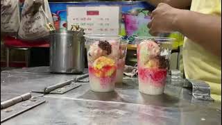 New Bombay Chaupati icecream parlour BTM Chowk Bhiwani ka mashhur rabdi Faluda