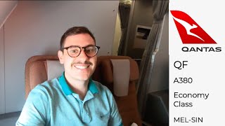 Qantas Economy Airbus A380-800 Melbourne to Singapore