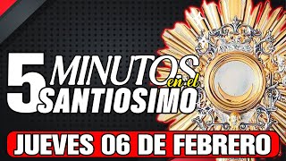 🔴 CINCO MINUTOS CON JESÚS SACRAMENTADO – Agradece y siente la diferencia (6 de febrero 2025)