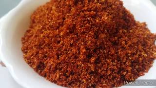 Gunpowder for idly and  dosa with basic ingredients