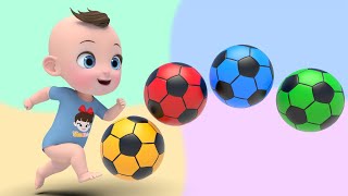 Color Balls & Sing a Song! | Finger Family Nursery Rhymes | Baby & Kids Songs