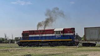 ALCo-GM RSD-16 8280 NCA acelerando por Toledo