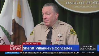 Alex Villanueva concedes in race for Los Angeles County Sheriff
