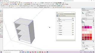 ADJUSTABLE SHELF in SketchUp with Dynamic Components