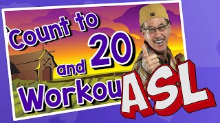 Count to 20 and Workout | ASL Version | Jack Hartmann Counting Song