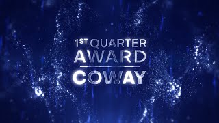 COWAY USA 2024 1st Quarter Award HP