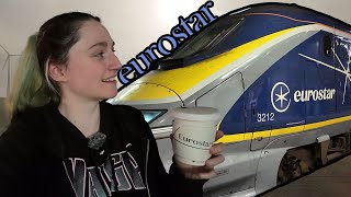 I rode the Eurostar from London to Brussels!