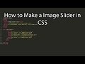 How to create a Image Slider in CSS