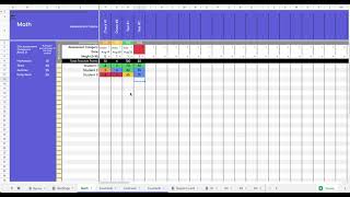 Adding Grades and Setup for Google Sheets Gradebook