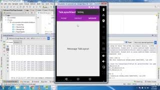 Android TabLayout Using ViewPager Example Part 3