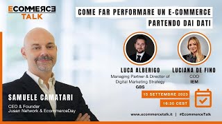 EcommerceTalk: come far performare un e-commerce partendo dai dati