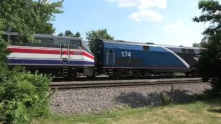 Phase VII/Pepsi Combo:  Amtrak 174 Leads Train #5 on 6/19/24