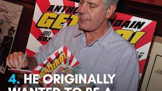 5 things you didn’t know about Anthony Bourdain