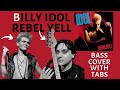 Billy Idol - Rebel Yell Bass Cover (with tabs)