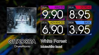 【GITADORA】 White Forest (MASTER ~ BASIC) Drum