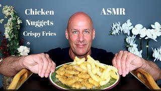 ASMR Homemade Chicken Nuggets and Crispy French Fries (Eating Sounds) No Talking~Blue Yeti