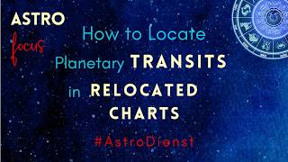 Calculate TRANSITS for a RELOCATED CHART (specific date)