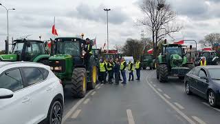 Protest rolników w Łodzi