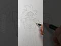 Drawing Goku - Dragon ball #shorts #dragonball #anime #drawing