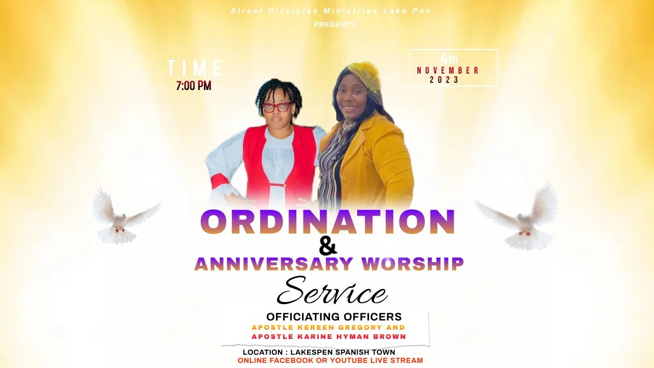 Ordination And Anniversary Worship Service Youtube