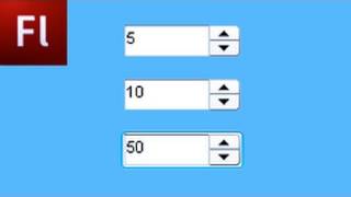 Flash Tutorial: The NumericStepper Component -HD-