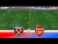 West Ham United vs Arsenal - Premier League 24/25 | Full Match All Goals | FC 25 Gameplay PC