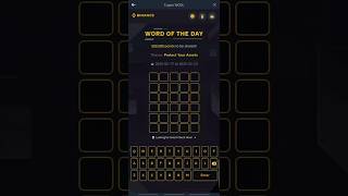 Theme Protect your assets WOTD | Binance Crypto WODL Answers Today | 5 Letters and 7 Letters