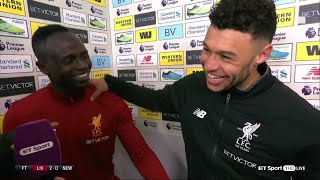 "Hendo is the best at staying angry!" Mané & Oxlade-Chamberlain after Liverpool's win