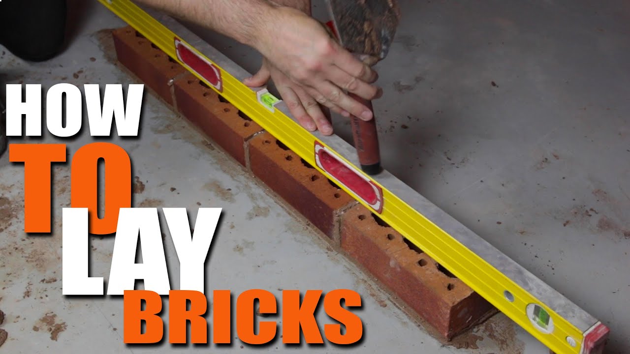 Bricklaying Lesson 2 Laying Bricks Youtube