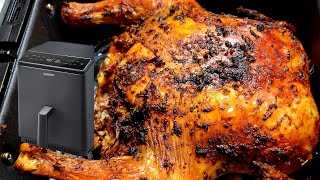 Whole Chicken Cosori DUAL BLAZE Air Fryer Kick'n Chicken Seasoning