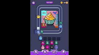 Pixel Flow Level 663 (hard) Solution Walkthrough🍀🌼