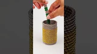 How to build a beverage from magnetic balls #shorts