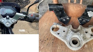 Pulsar 150 3 part handle Restoration | Pulsar 150 Old Model to New Model Handle Installation |