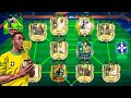 I Made Best Ever Brazil Legends Squad!! R9, Pele, Kaka - FIFA Mobile