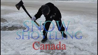 Frozen Heart 얼어붙은 심장 Snow Shoveling Canada