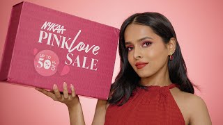 Unboxing the Nykaa PINK LOVE sale box | Huge NYKAA haul🛍️