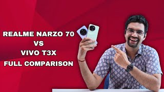 Realme Narzo 70 vs Vivo T3x Full Comparison | Best Phone under 15000 ?