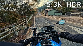 Virtual Motorcycle Tour through Japan's Enchanting Ashio Countryside [5K]