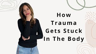 How Trauma Gets Trapped In Body After Narcissistic Abuse/C- PTSD Recovery
