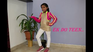 Ek Do Teen dance | Tezaab(1988) song | Baaghi 2 | Kids Dance | Quarantine activities | GloMoNo