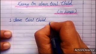 Essay On Save Girl Child 10 Lines