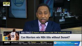 ESPN FIRST TAKE | Stephen A. Smith react to  Can Warriors win NBA title without Durant?