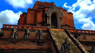 《P5》泰国绚丽清迈之《 Wat Chedi Luang》 契迪龙佛寺 Buddhist Temple in Chiang Mai, Thailand