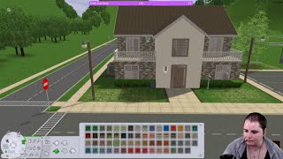 My First Wigless Stream! PART 1 - Sims 2 Working on a New Custom 'Hood! (Streamed 03/13/2021)