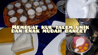 Membuat Kue Talem Labu Kuning Enak Banget Mudah