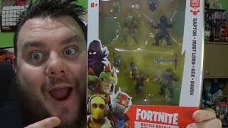 fortnite battle royale collection squad pack moose toys unboxing review - fortnite battle royale collection moose