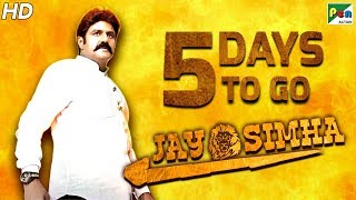 Jay Simha | 5 Days To Go | New Action Hindi Dubbed Movie | Nandamuri Balakrishna, Nayanthara