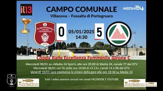 Highlights c.f.Portogruaro 0 c.f.Dolomiti B. 5 Stadio G.Marzotto Villanova di F. di Portog. 5/1/2025