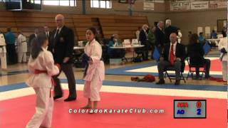 KARATE - Friendship Cup, Golden, CO 02/2007 - Team 10-12 yrs. Girls